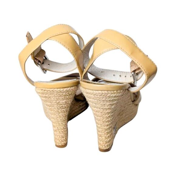 MICHAEL KORS Kami Ankle Strap Wedge Sandals Size 6M - Picture 4 of 9
